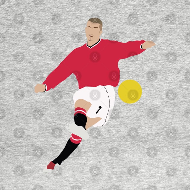 David Beckham 7 Man United Legend by Jackshun